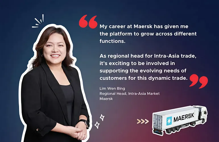 Quote from Lim Wen Bing, regional head of Infra-Asia Market, Maersk.