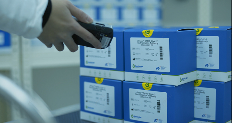 Scanning of the cPass™ at GenScript’s facility in Singapore (Photo credit: GenScript)