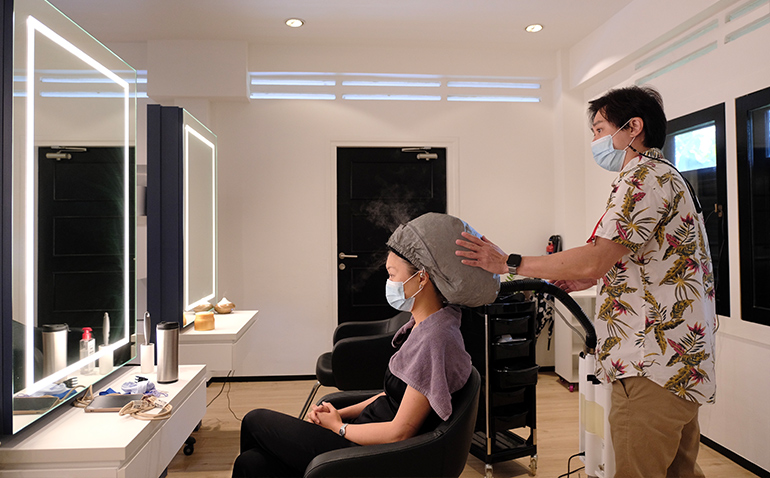 Hair salon