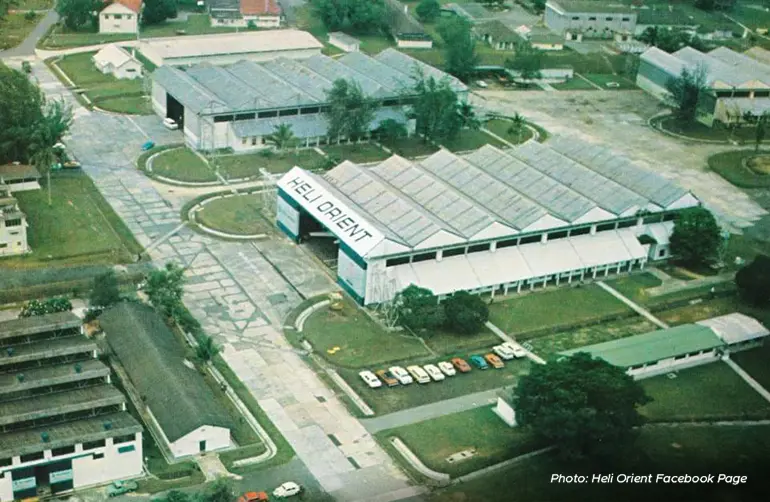 Heli-Orient’s headquarters in Seletar Airbase