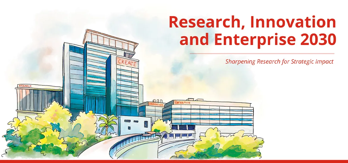 Research, Innovation and Enterprise 2030 masthead image