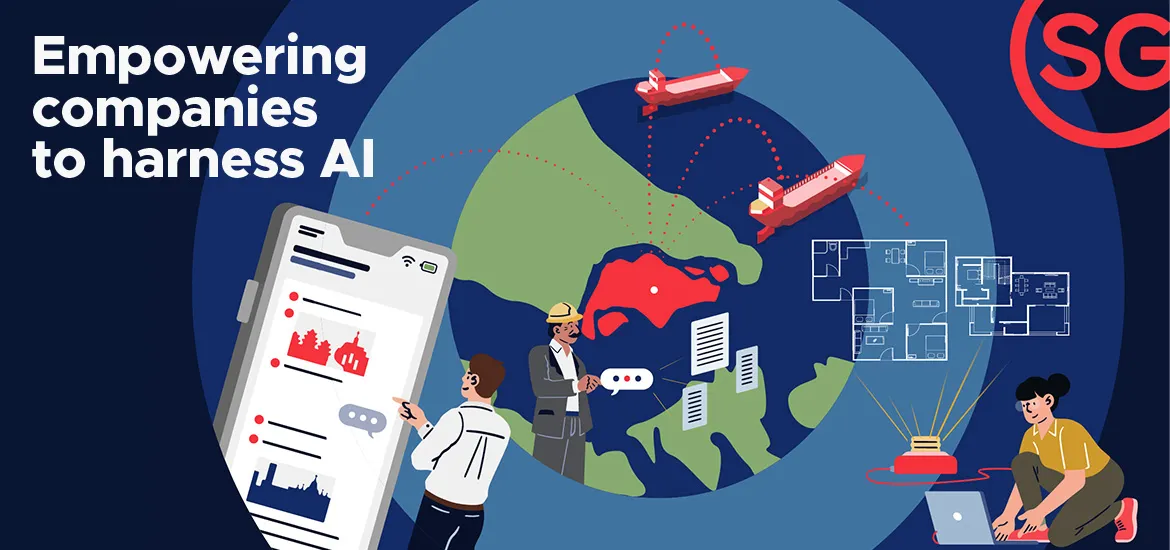 How Visa, DP Architects and Ocean Network Express are building scalable AI solutions with Singapore’s AI Trailblazers Initiative masthead image