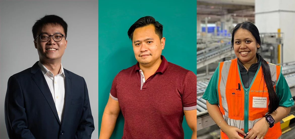 Jobs in Singapore: “Working with robots? Meet three Singaporeans in logistics who’ve mastered automation and digitalisation” masthead image