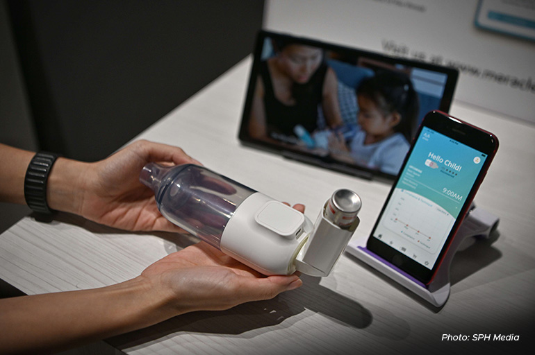 The Whizz, developed by local startup Meracle, simplifies medication delivery and routine to help patients achieve good asthma control.
