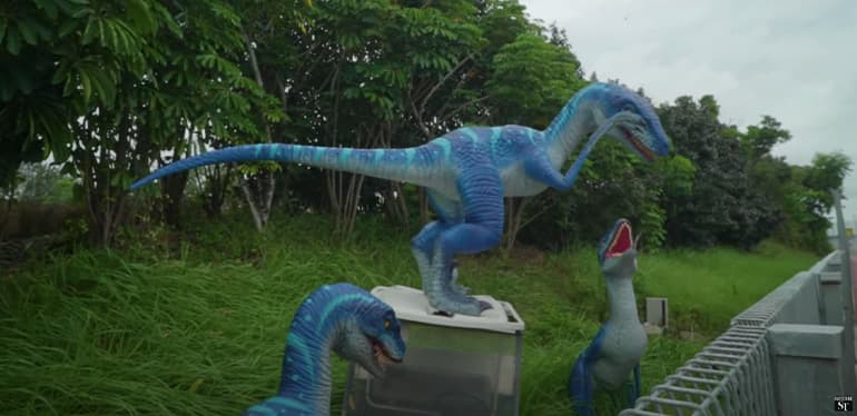 Walk on the wild side at Changi Jurassic Mile