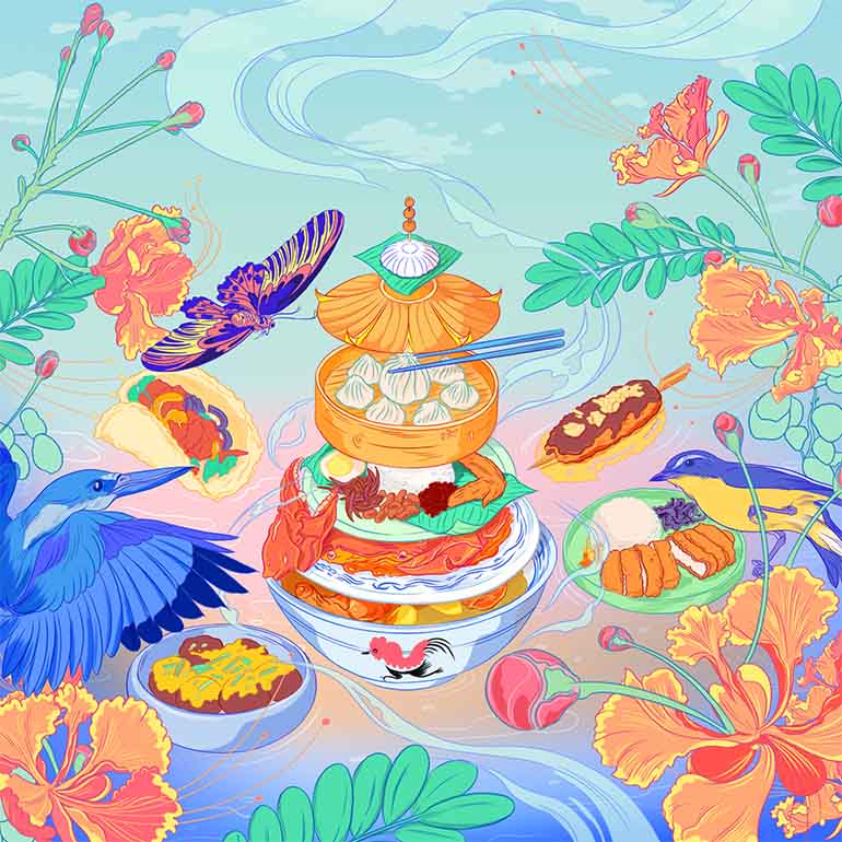 To me, Singapore is food heaven