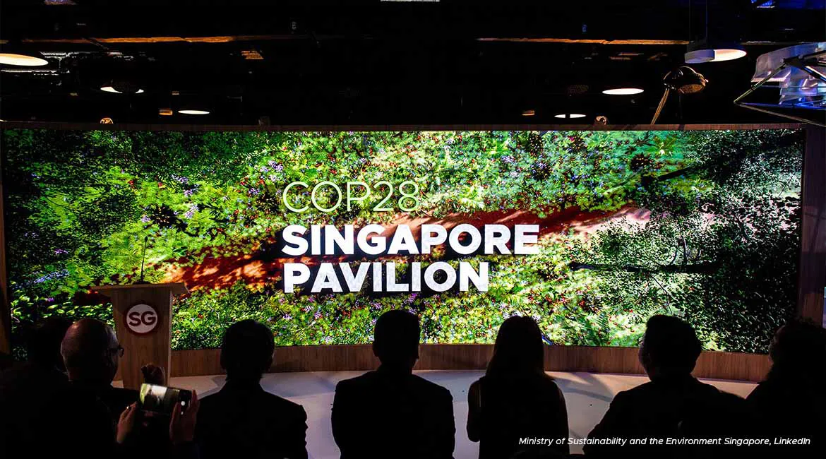 Singapore is also supporting a range of global initiatives which call for “collective and inclusive” climate action.