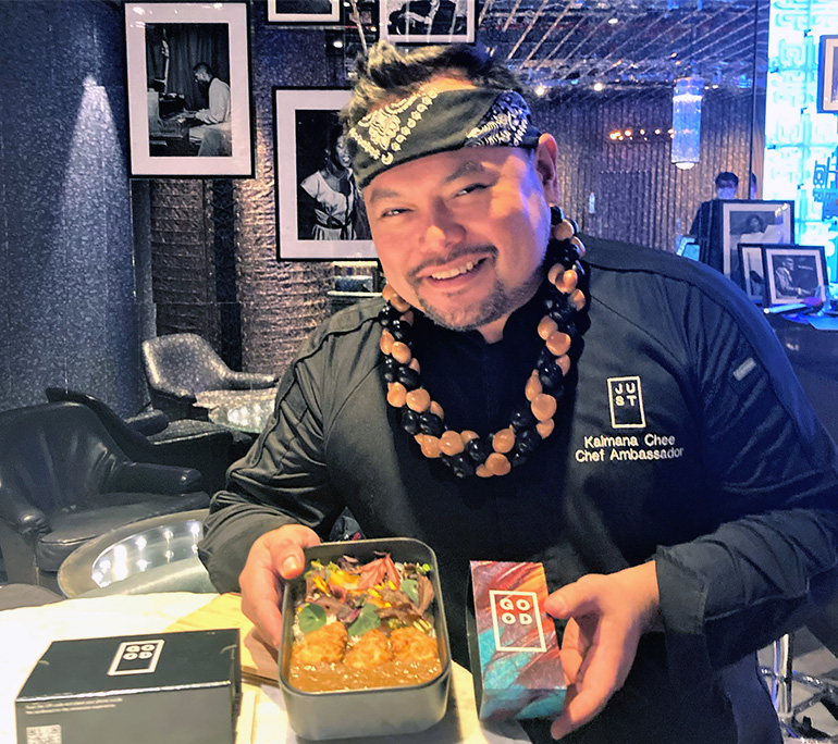Kaimana Chee, a chef at the San Francisco-based food startup Eat Just