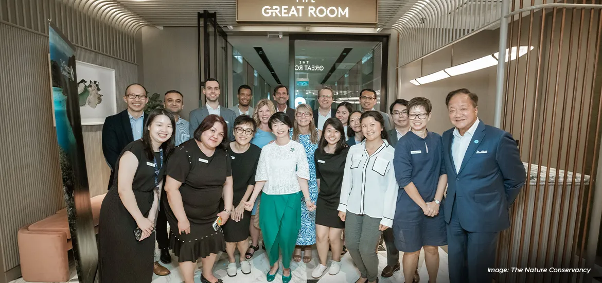 The Nature Conservancy's Singapore team.