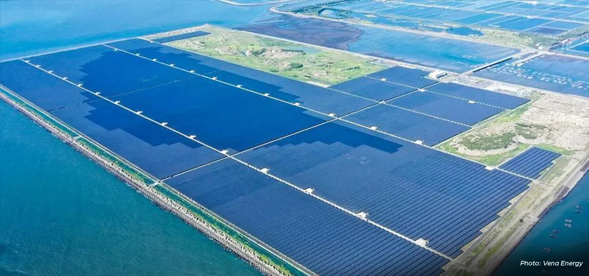 Vena Energy's E2 Solar Project is Taiwan’s largest renewable energy project and has an installed capacity of 272 megawatts.