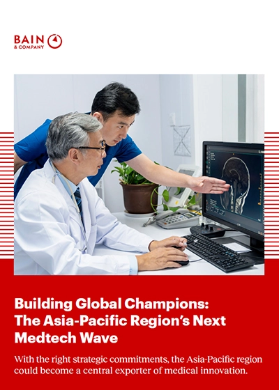 Cover for the Building Global Champions: The Asia-Pacific Region's Next Medtech Wave report image