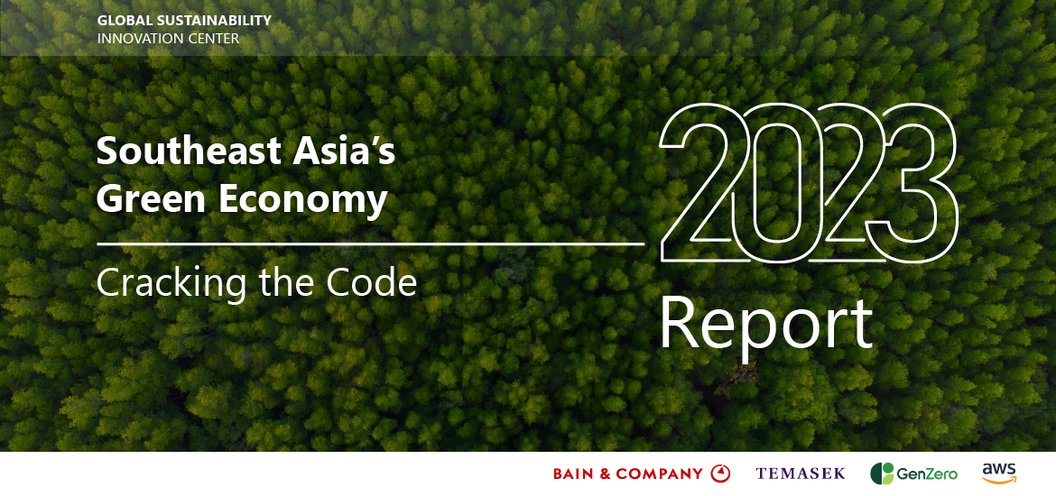 South East Asia's Green Economy 2023 Report masthead image