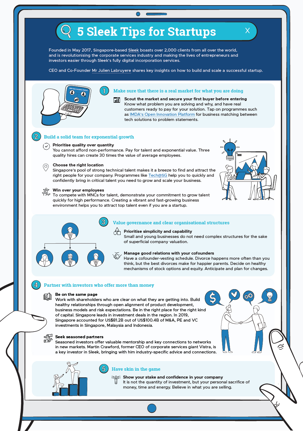 5 Sleeks Tips for Startups