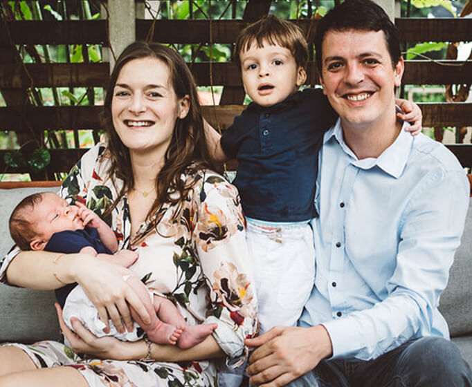 Julien Labruyere and His Family