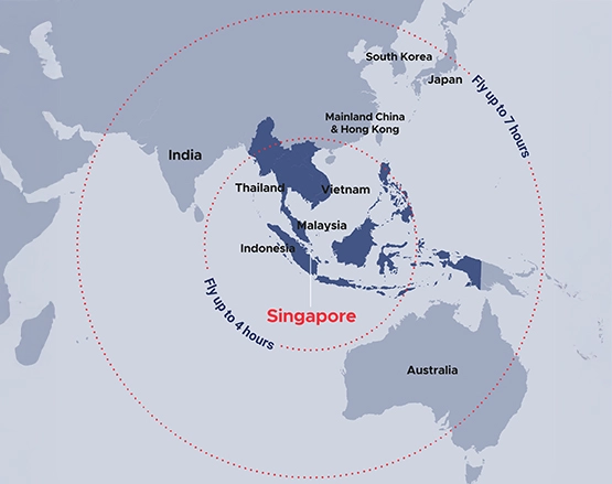 Gateway to Asean map image
