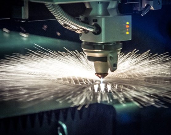 Machine drilling.