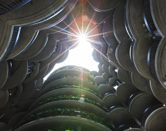 Buildings with sunlights