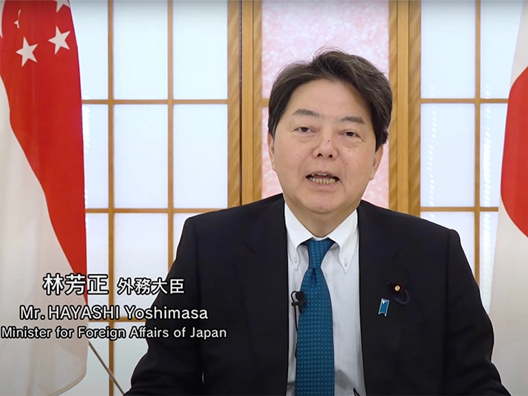 Mr Hayashi Yoshimasa - Minister for Foreign Affairs of Japan