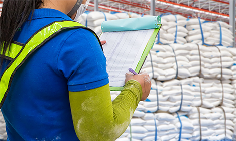 Quality checking of the shipping materials