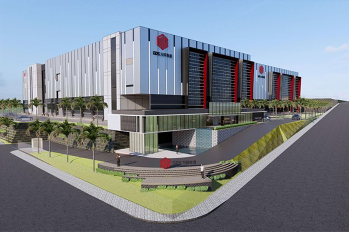 万国数据2021年在印尼峇淡岛农萨数码工业园（Nongsa Digital Park）购买绿地，计划建设超大规模数据中心园区。图为峇淡岛数据中心园区的构想图。